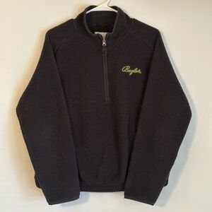 Boxercraft Black Fleece Quarter-Zip Pullover